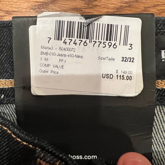 Hugo Boss Mens jeans size 32 x 32 - Picture 3 of 6